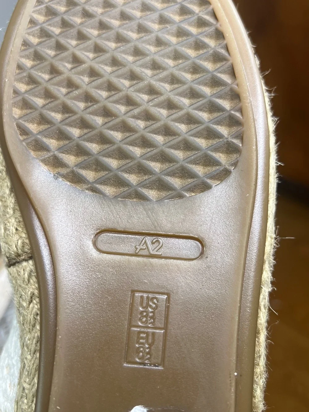 Aerosole Lace Espadrilles Flats in Cream - Women's Slip-On Casual Shoes